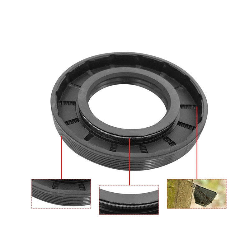 Metric TC Oil Shaft Seal 8–20mm ID | Double Lip w/ Spring | 20 Pcs