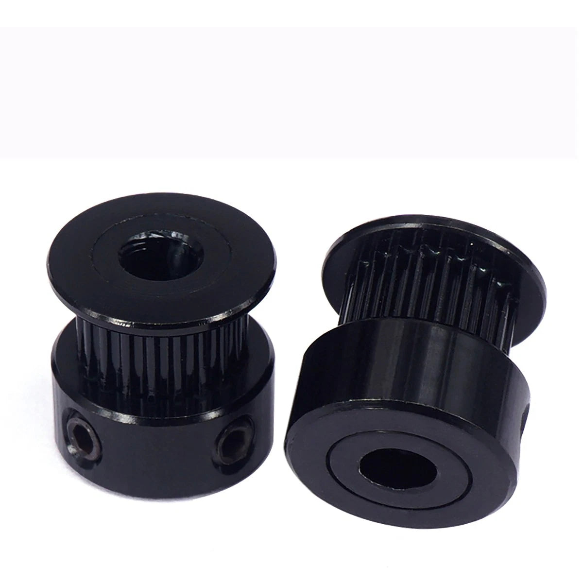 2GT 20T 5/8mm Bore Pulley Gear Wheel for 3D Printer Timing Belt 6mm Width Black