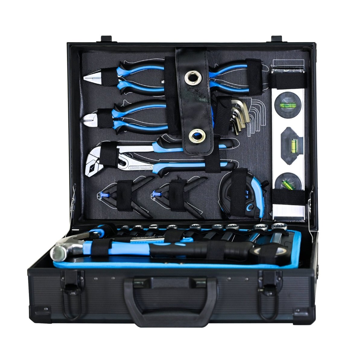 Combined Maintenance Tool Suitcase - 247 pieces of Basic Home Maintenance Tool Set, General Machinery Tool Set - HomeDIYer