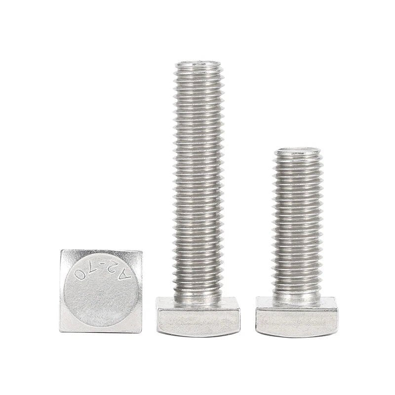 M10 M12 Square Head Bolts 304 Stainless Steel — Metric Square Head Screws - HomeDIYer