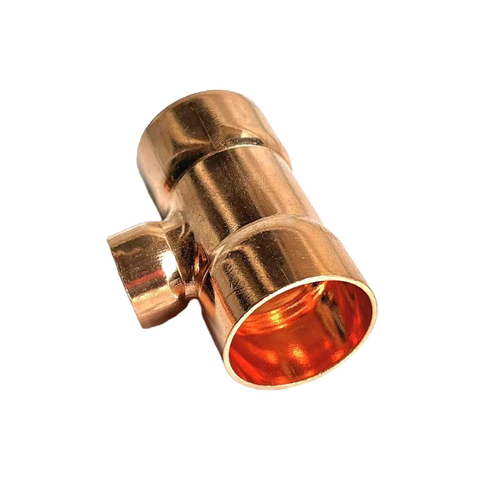 End Feed Reducing Tee Fittings – Copper Plumbing Pipe, WRAS Approved, 8mm–108mm