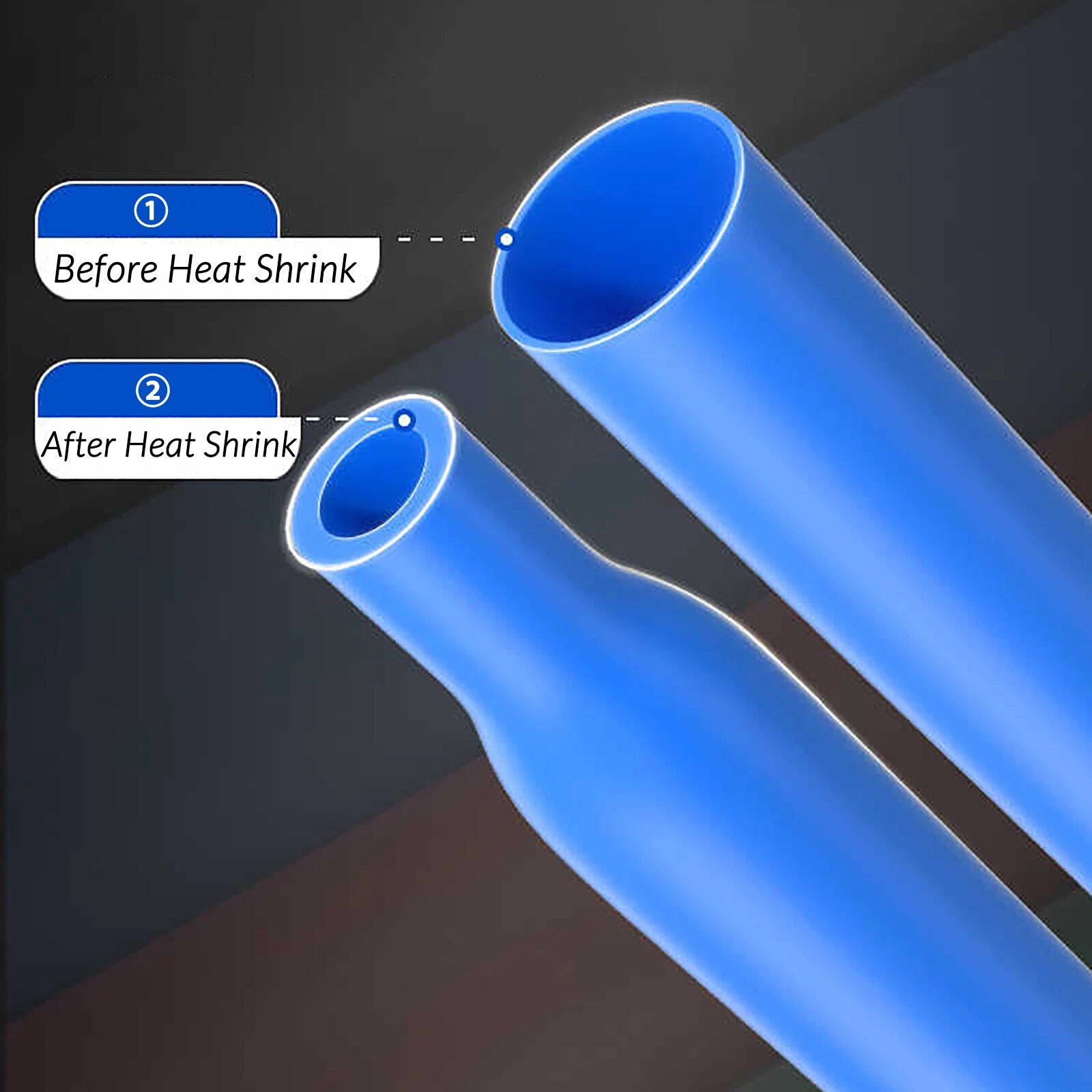Heat Shrink Tubing 2:1 3:1 4:1 — All Sizes & Colors | Electrical Wire Sleeving