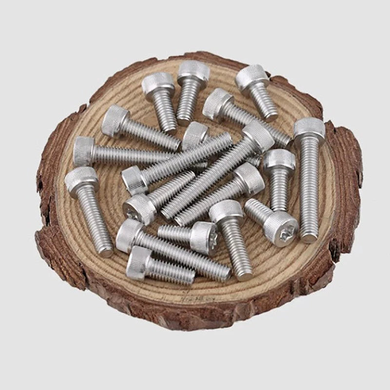 Torx Socket Cap Head Screws – M2 to M5, A2 Stainless Steel, Security Machine Bolts (304 Stainless)
