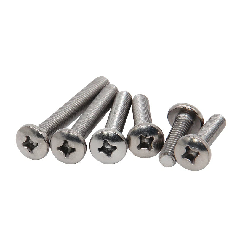 M1.6–M6 TA2 Titanium Pan Head Pozi Screws – Ultra‑Strong, Corrosion‑Resistant, 2–50mm Lengths