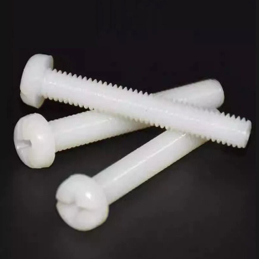 Nylon Phillips Pan Head Machine Screws M2 M2.5 M3 M4 M5 M6 — Plastic Metric Bolts - HomeDIYer