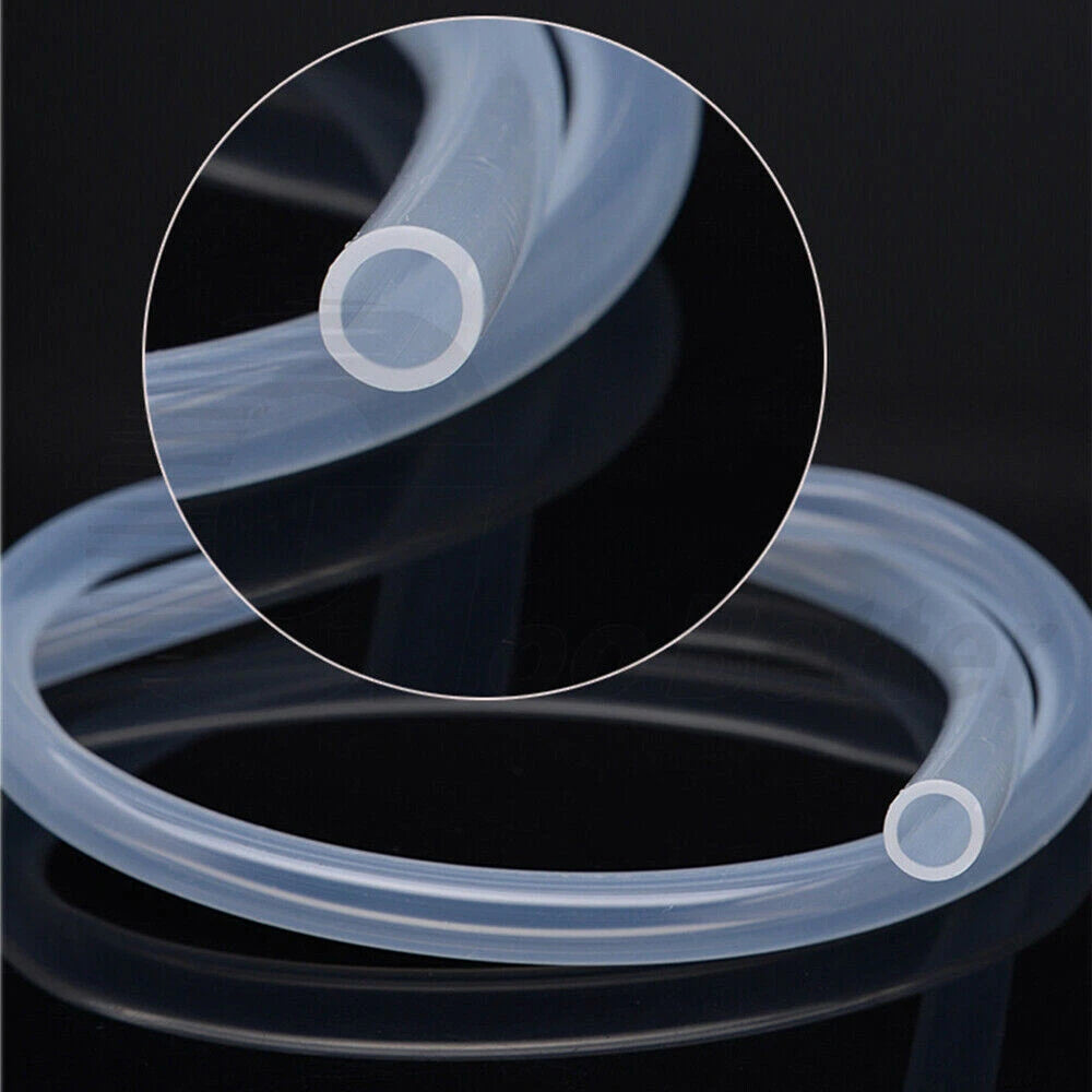 5 Meters Translucent Silicone Rubber Tubing Beer Wine Milk Hose Pipe Food Safe
