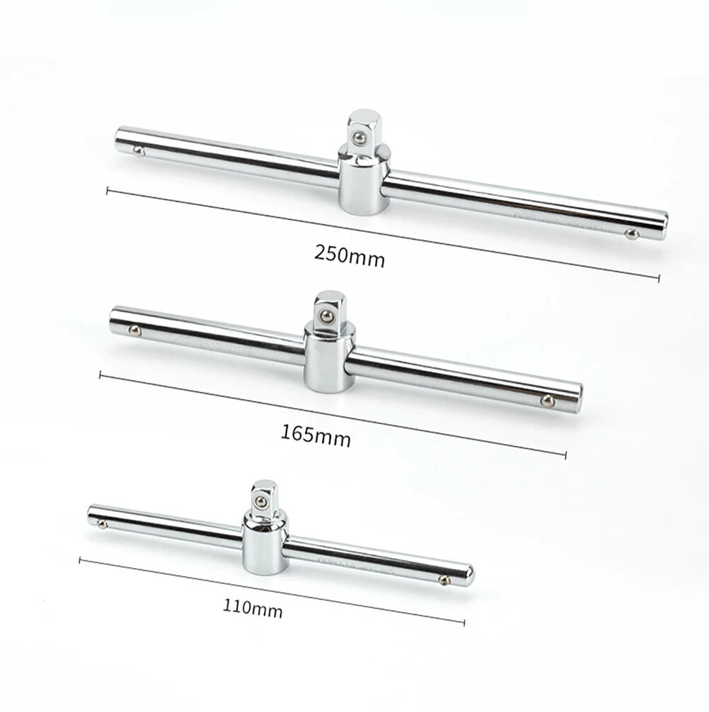 NEW Drive Ratchets 1/4" 3/8" 1/2" Sliding T-Handle Socket Breaker Bar Wrench