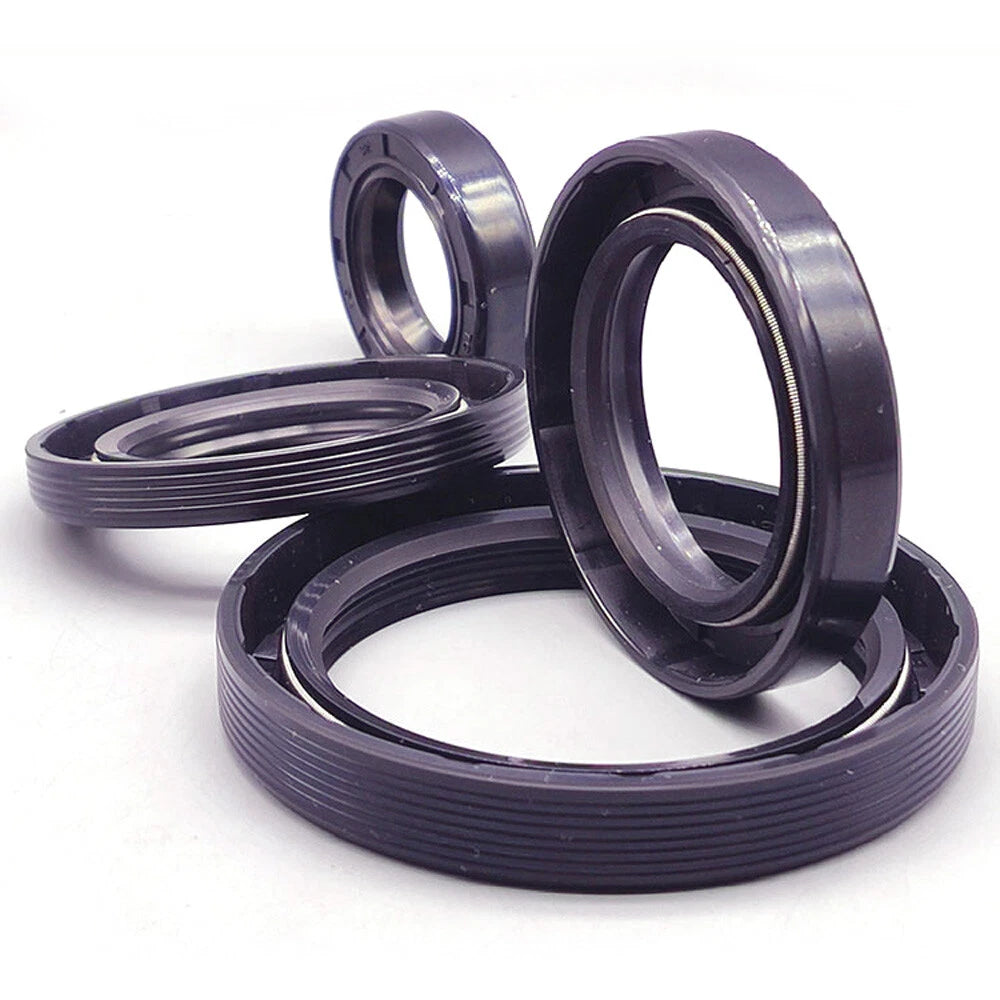 TC Oil Seal Ring ID 8–27mm | Nitrile Rubber Double Lip Shaft Seal with Metal Frame & Spring