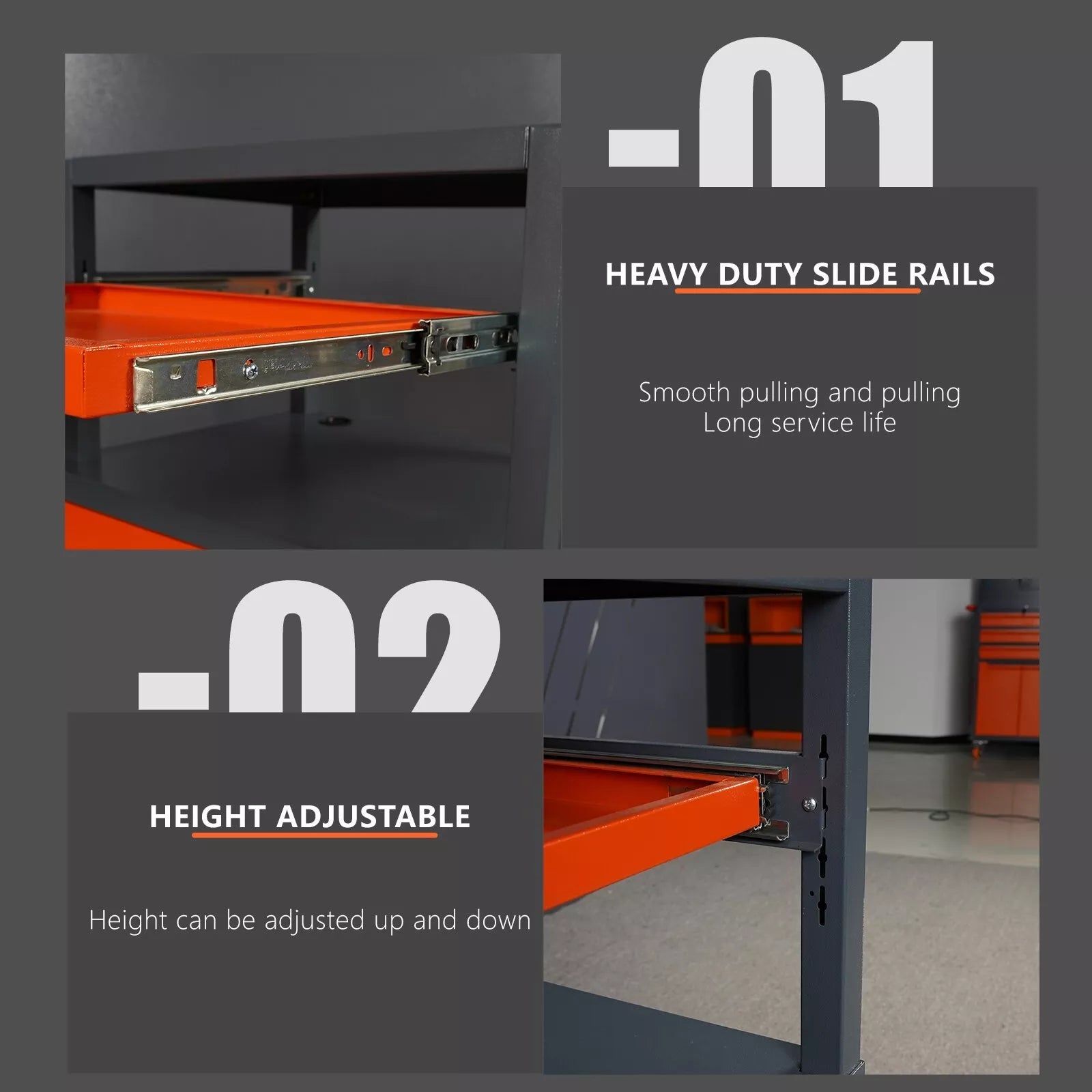 Tool trolley Laptop tool trolley Trolley with drawer - HomeDIYer
