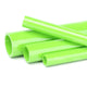 Green PVC Round Tube 20–50mm OD Rigid Pipe 500mm for Aquarium & Pond Plumbing