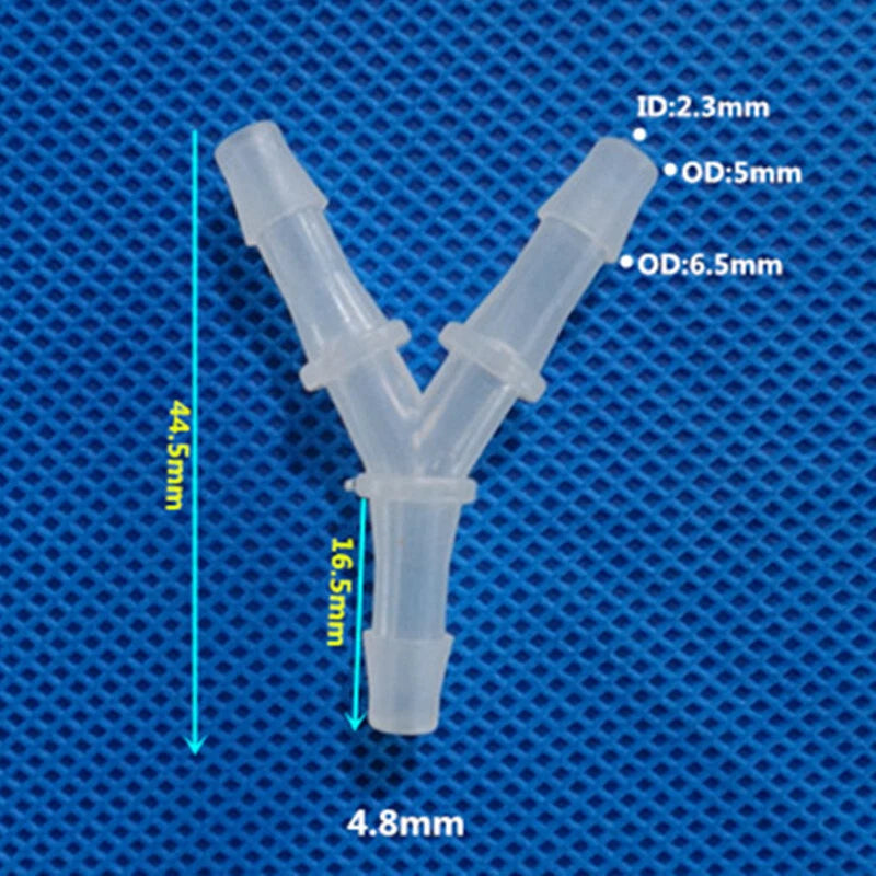 T-Shape & Y-Shape Plastic Hose Joiner Connector | 1.6mm–15.8mm Tubing Barb Fitting