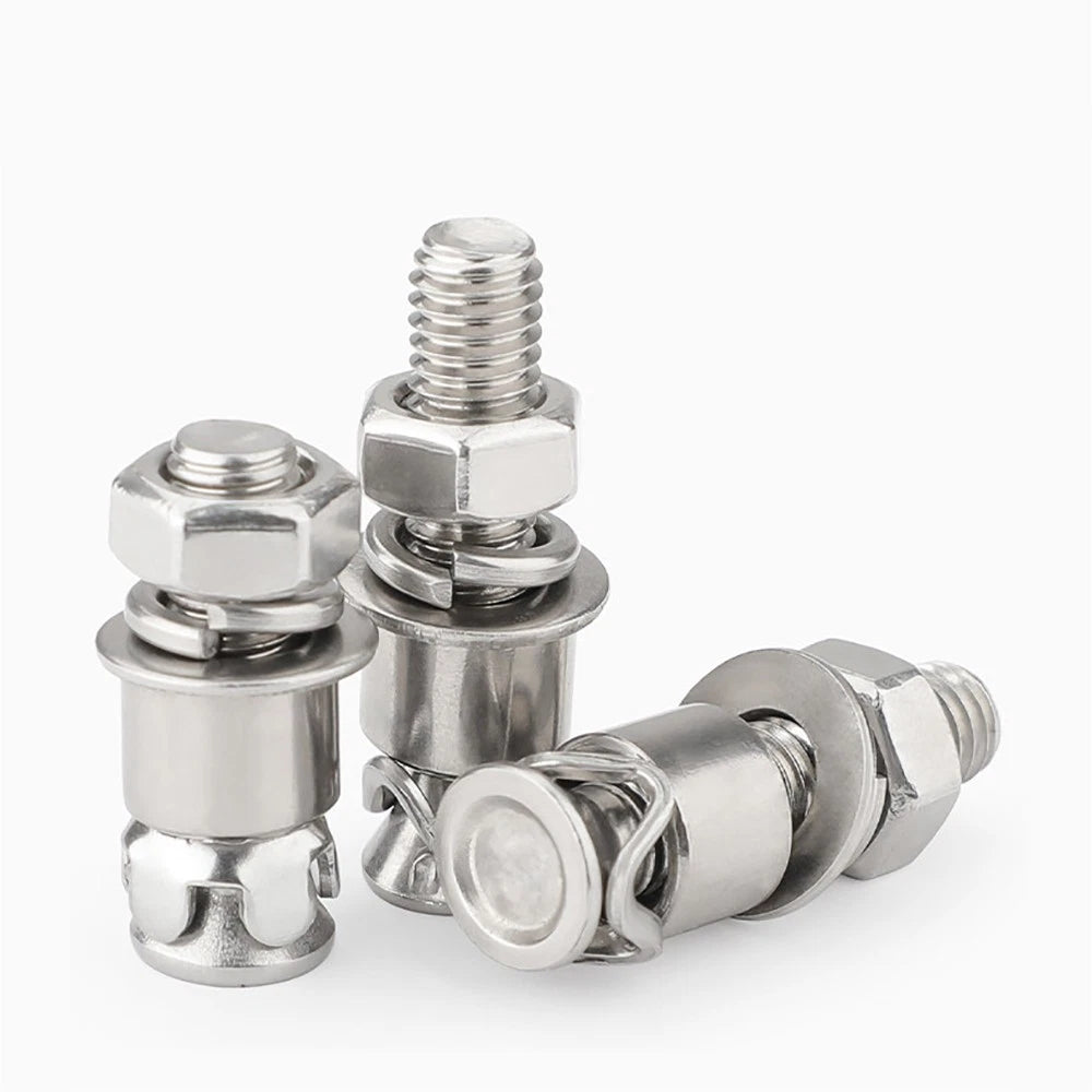 M6 M8 Stainless Steel Expansion Bolts for Marble & Concrete — 304 / 201 SS, 20–40mm