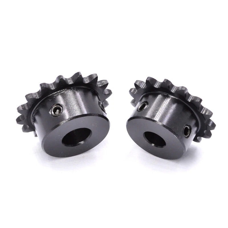 Roller Chain Sprocket 1/4" Transmission Sprockets 24~30 Teeth 45# Steel Blacken