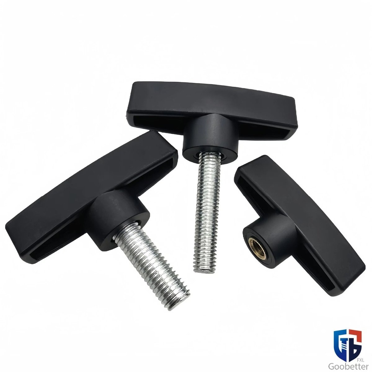 T - Handle Thumb Knob Bolts M6 M8 M10 M12 — Wing Knob Nut Clamping Screws, Brass / Zinc / Stainless - HomeDIYer