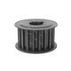 L-type 10T-30T Timing Belt Pulley Pitch 9.525mm With Keyway 45# Steel Width 27mm