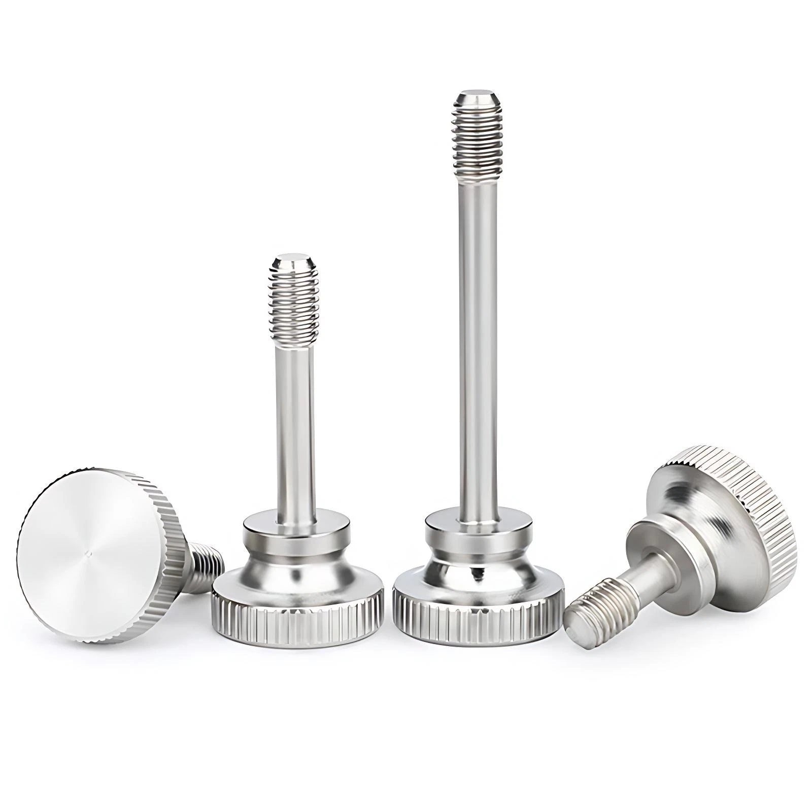 Knurled Thumb Screws Stainless Steel — M2 M2.5 M3 M4 M5 M6 M8 M10 Hand Knob Bolts