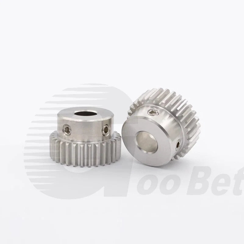 Spur Gear Stainless Steel Module 1 with Hub 15 - 40 Tooth Motor Pinion Precision