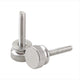 304 Stainless Steel Knurled Thumb Screws Ø M3 M4 M5 M6 Hand Grip Knob Bolts New