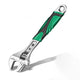 Multi-function Adjustable Spanner Wrench 8" 10" 12" Metric Scale Non-slip Handle