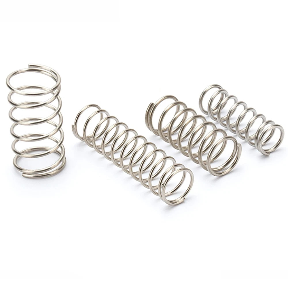 Stainless Steel Compression Spring, 1.6mm Wire, 10mm-50mm Length, Spiral Spring
