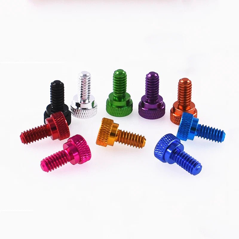 UNC 1/4 - 20 Aluminum Alloy Knurled Thumb Screws – High - Type Hand Grip Knob Bolts - HomeDIYer