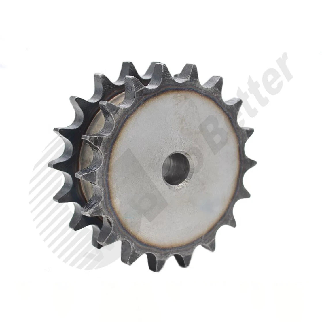 Roller Chain Sprocket 10~30 Teeth 08B Double-Strand Sprocket 45# Steel Burr Hole