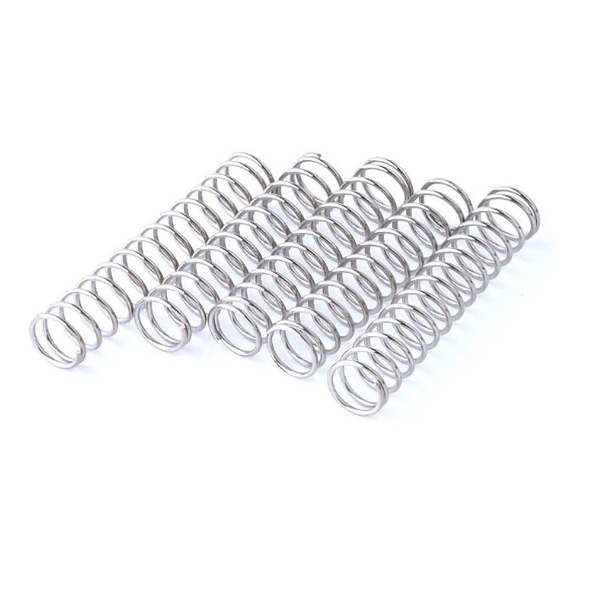 1000pcs Compression Spring A2 304 Stainless Steel Pressure Springs 0.4x3x10mm