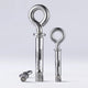 304 Stainless Steel A2 Eye Bolt Sleeve Anchors for Concrete — M6.5 M8 M10 M12