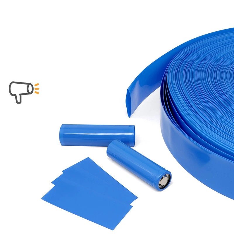 PVC Heat Shrink Tubing Blue Wrap Sleeve — Battery & Wire Insulation, 7mm to 300mm - HomeDIYer