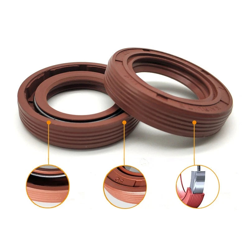 TC FKM Double Lip Oil Seal — Rotary Shaft Sealing Ring, ID 45–57mm