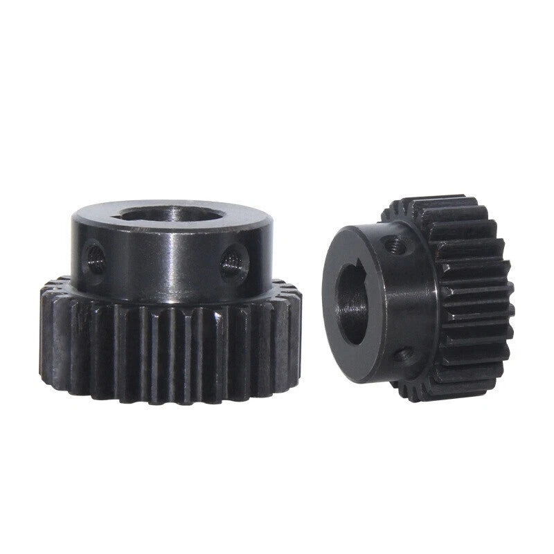 1.5Mod 45# Steel Spur Gear 65 Teeth Bore 8-25mm Pinion Gear With Step Motor Gear