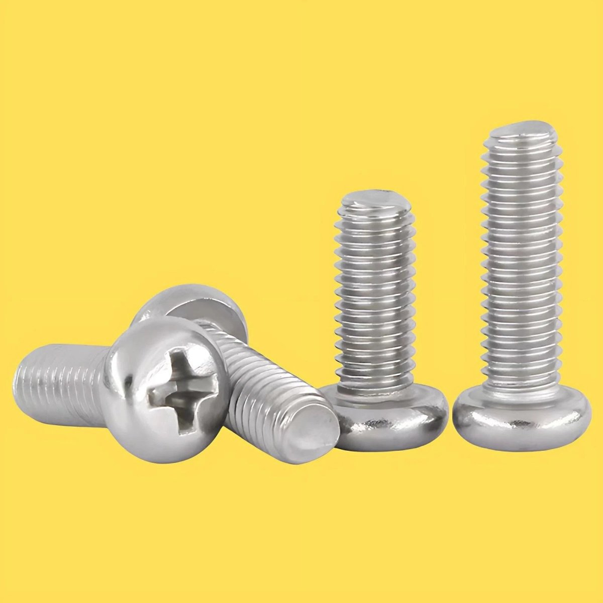 M1.2–M4 Phillips Pan Head Machine Screws A2 Stainless Steel DIN 7985 - HomeDIYer