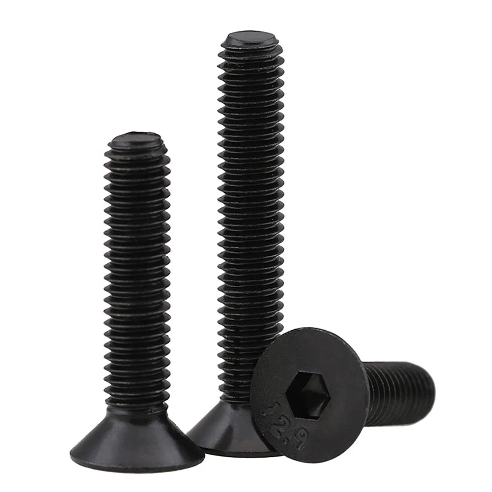 M12 Countersunk Bolts Allen Key Socket Screws DIN7991 High Tensile Grade 12.9