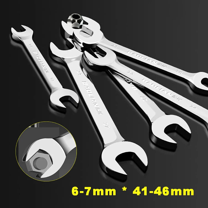 Open End Wrenches Double Head Spanner Wrench Spanners Size: 6-7mm to  41-46mm