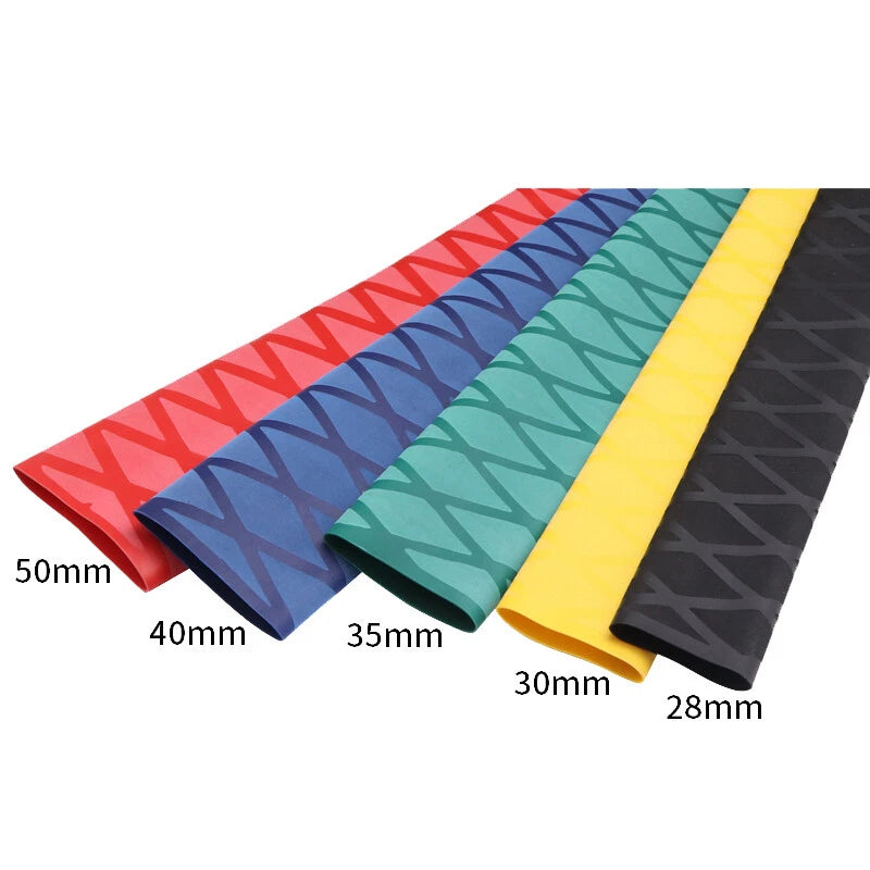 Non-Slip Textured Heat Shrink Tubing for Handle Grips — Φ45mm & Φ50mm