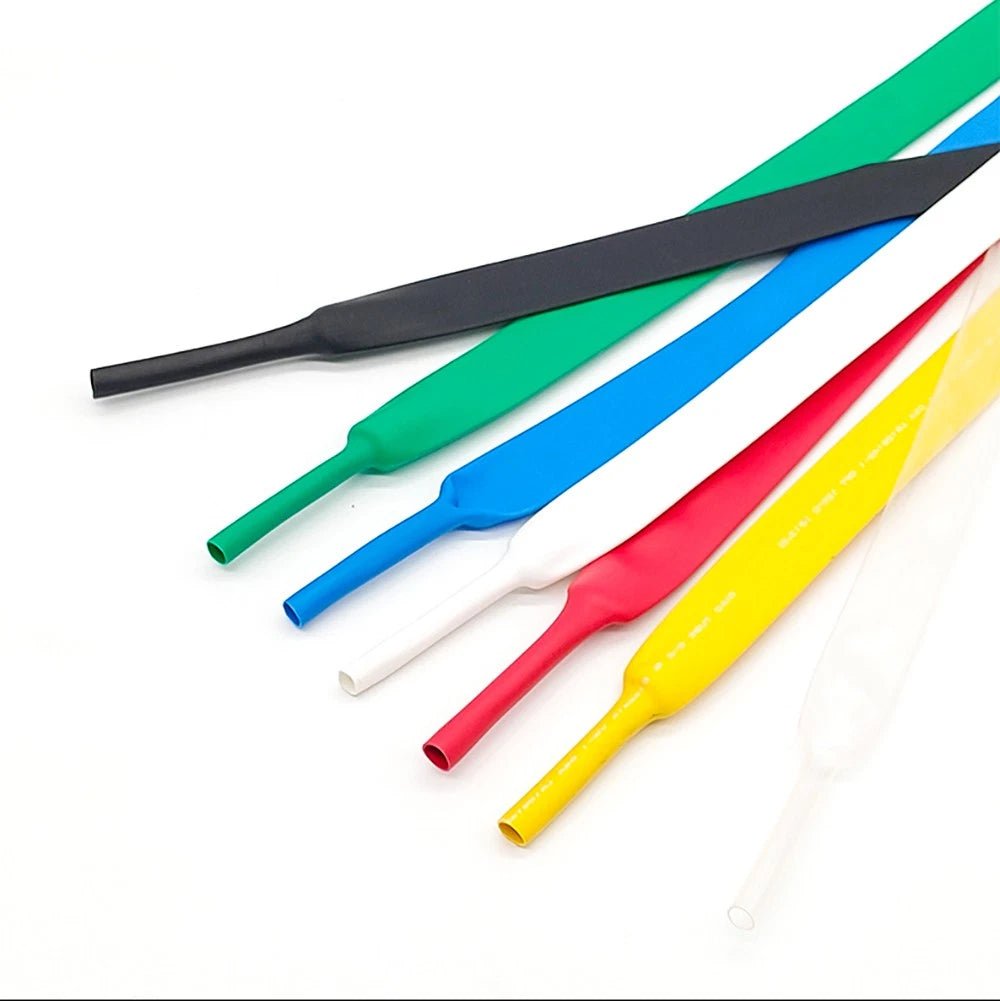 Heat Shrink Tubing 2:1 Ratio — 1 to 210mm Diameter, 7 Colors, Cut - to - Length - HomeDIYer