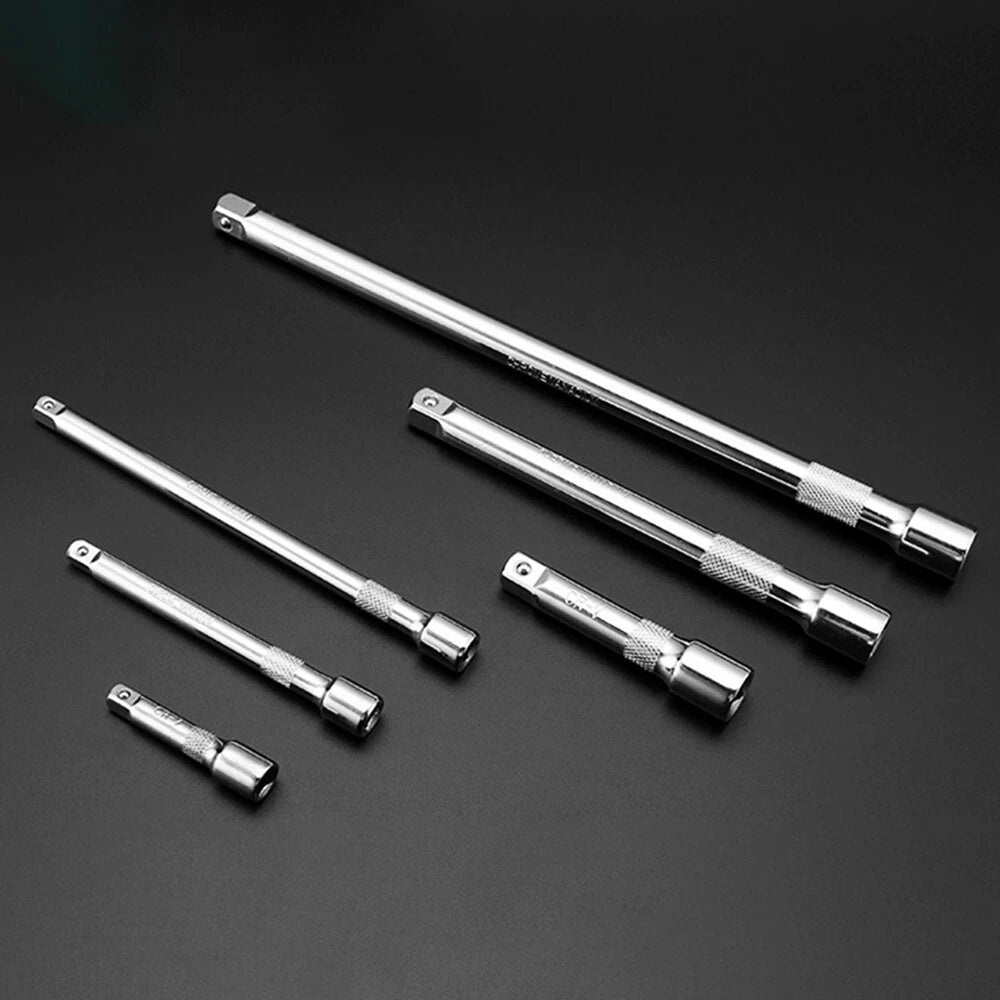 1/4" 3/8" 1/2" Ratchet Wrench Socket Adaptor - Extension Bar 52/76/101/150/250mm