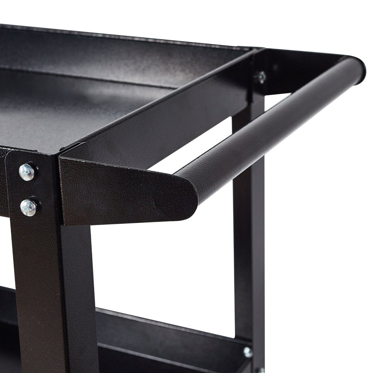 Black Tool Cart 3 - Tier 26*14.2*30.3 Inch(L*W*H) - HomeDIYer