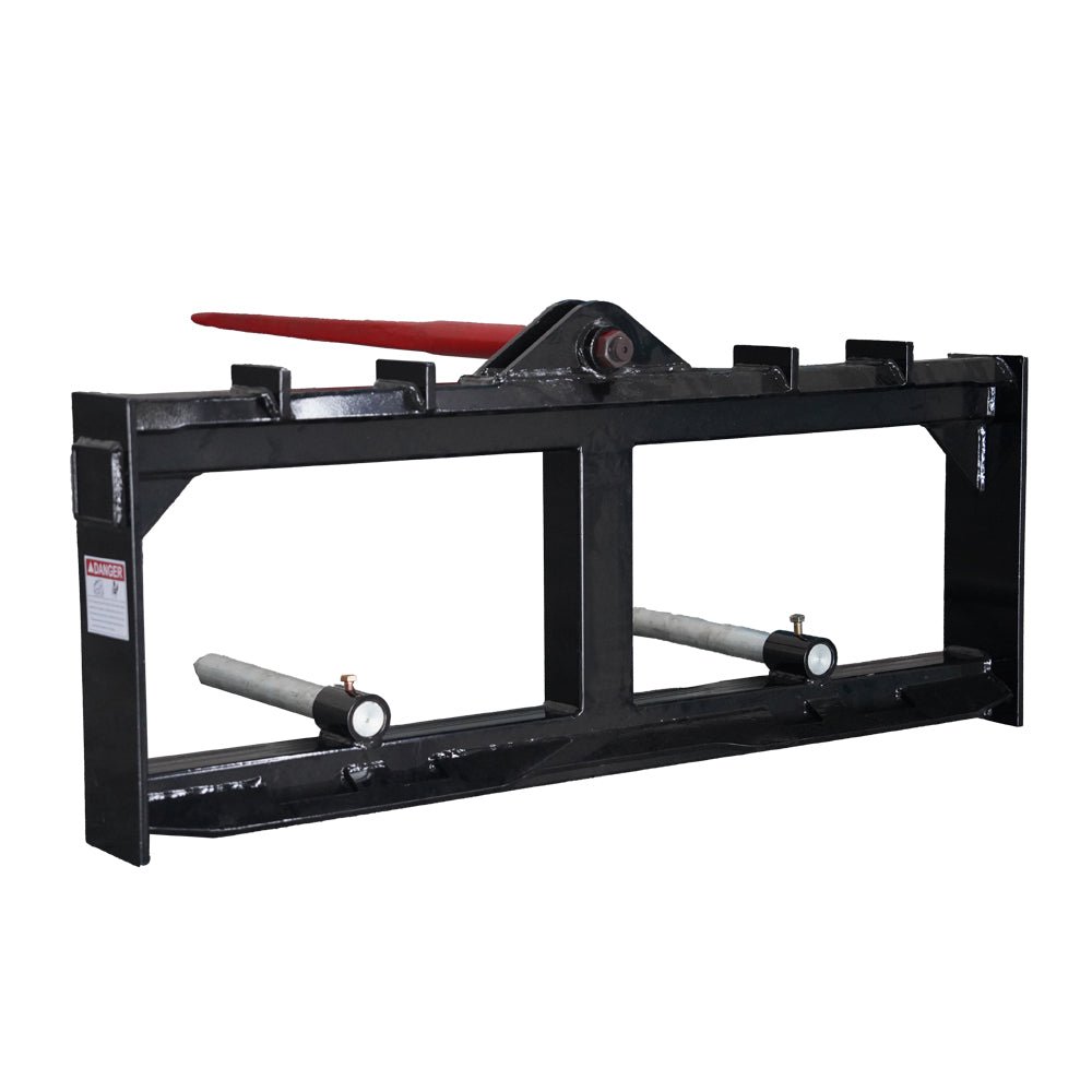 Landy Attachments 43'' Hay Spear Skid Steer Quick Tach - HomeDIYer