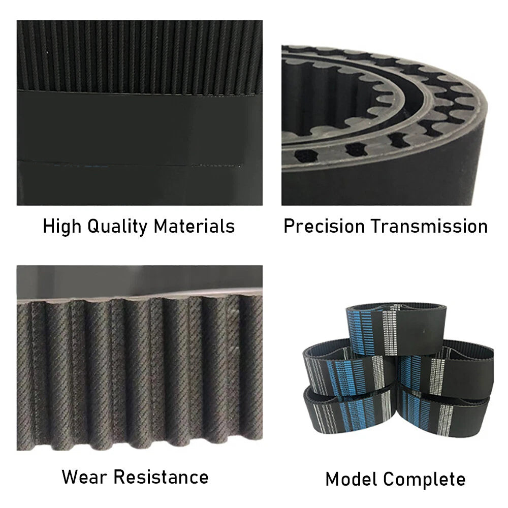 MXL Timing Belt 10mm Wide – Rubber Synchronous Drive Belt, 2.032mm Pitch (69.6MXL to 1636MXL)