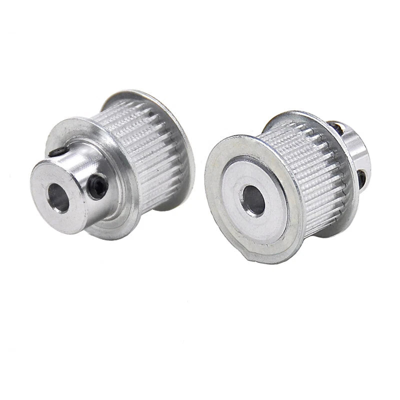 S2M 16-60 Teeth Timing Belt Pulley BF/K Type Synchronous Wheel Bore 4mm-15mm