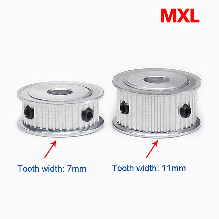 MXL 20T-60T Timing Belts Pulley Pitch 2.032mm AF-type CNC Drive Width 7mm 11mm