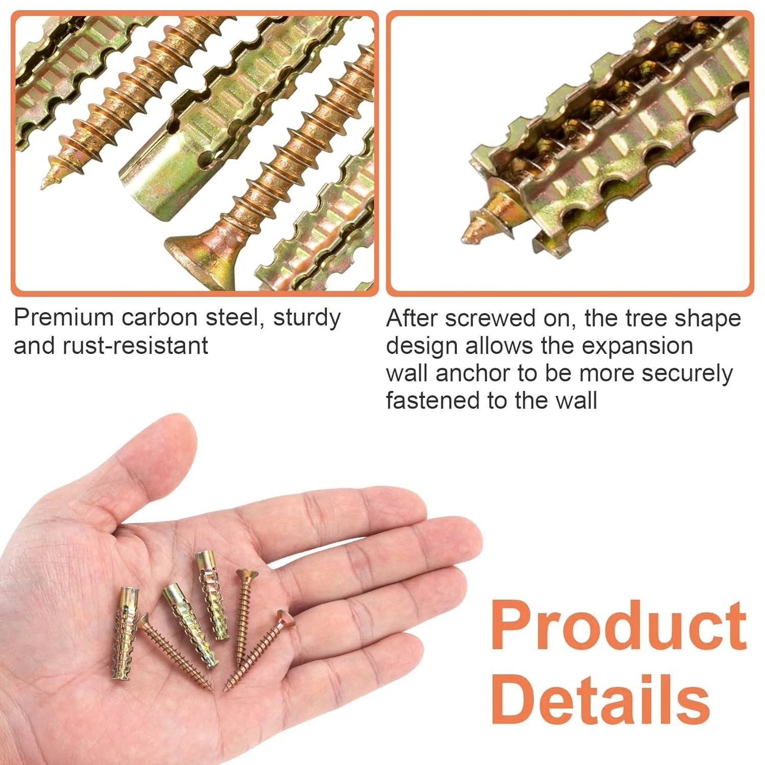 Serrated Expansion Anchors for Concrete & Hollow Walls — M5 to M10