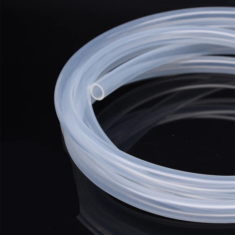 White Transparent Silicone Tubing Silicone Rubber Hose Pipe Food Grade I.D6-38mm