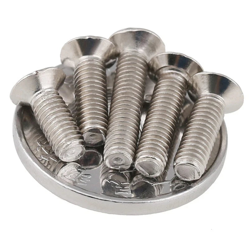M1.4–M5 Nickel-Plated Countersunk Machine Screws for Laptop, Hard Drive, Keyboard, PC