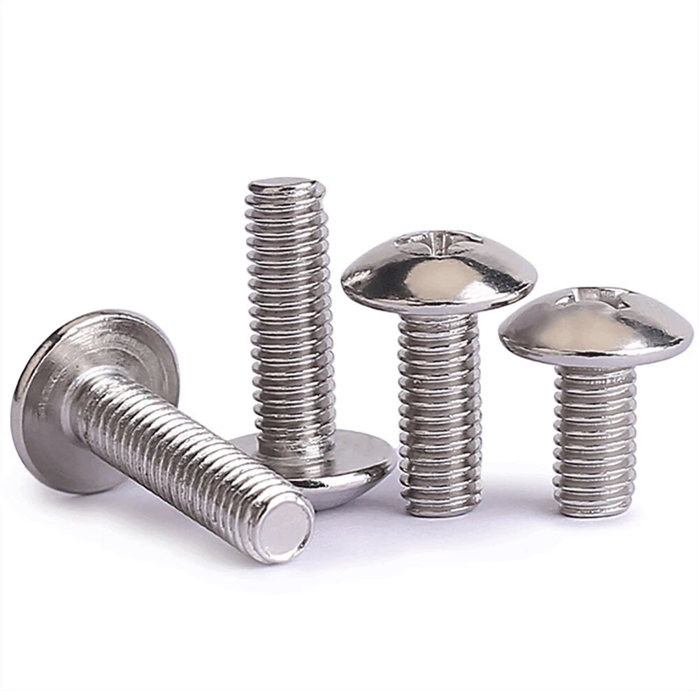 M5 & M6 Truss Head Machine Screws – A2 Stainless Steel, Phillips/Pozidriv, Fully Threaded