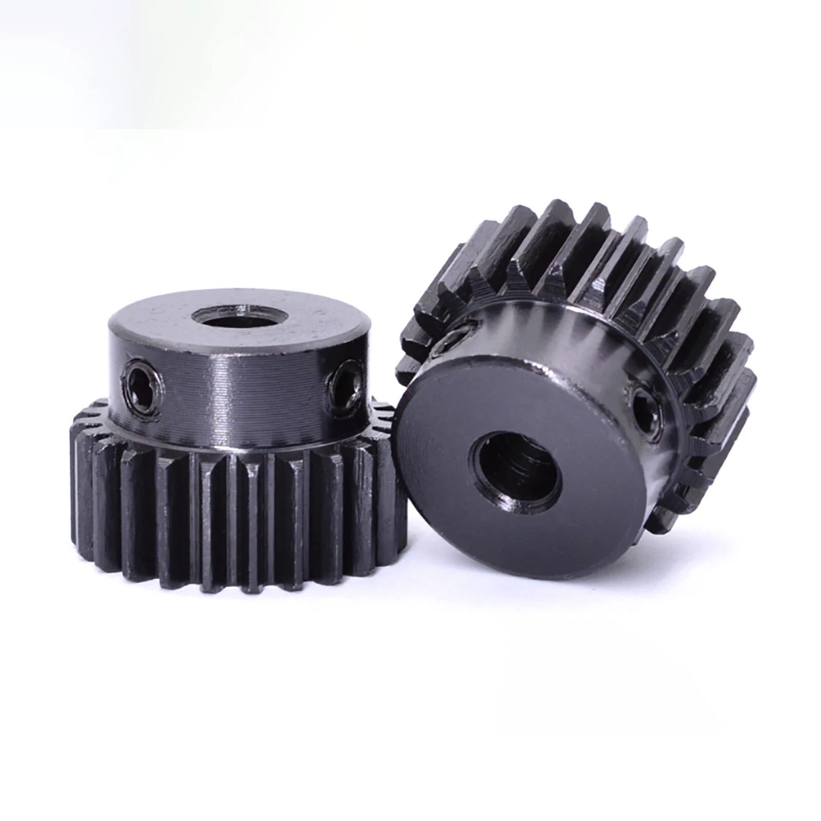 1 Mod Pinion Gear Spur Gears 20-24 Teeth 4-12mm Bore No Step/Blue Nylon/D-hole