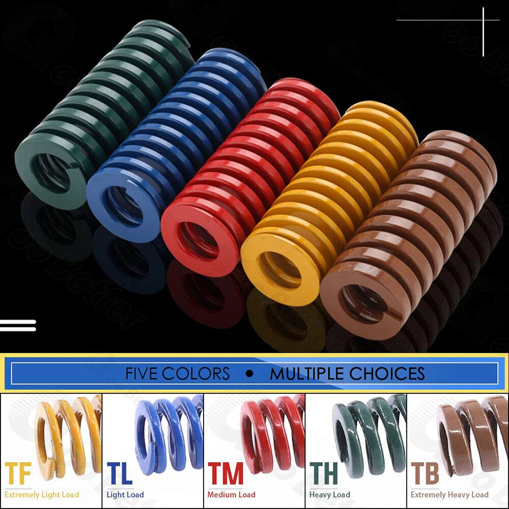 Heavy Load Duty Compression Die Spring Mould 14-16mm Diameter & Up To 300mm Long