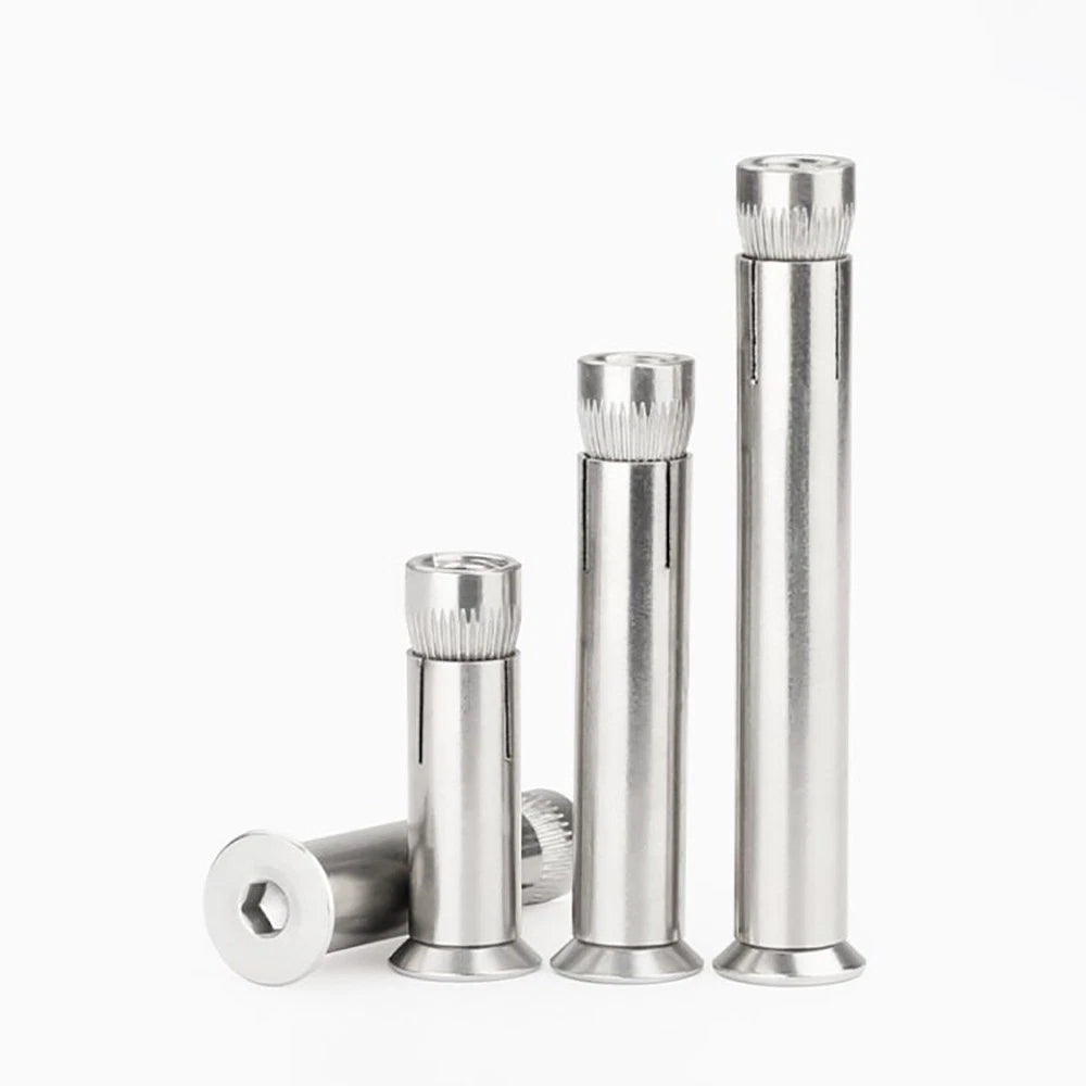 M6–M12 Countersunk Hex Socket Expansion Bolts — 304 & 201 Stainless Steel, A-Type & B-Type