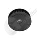 S8M 30mm Timing Belt Smooth Tooth Drive Pulley 22T~40T Bore=8~28mm Black Steel
